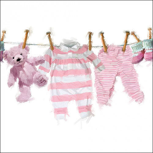 Ambiente Napkin Baby Girl Clothes - Large.