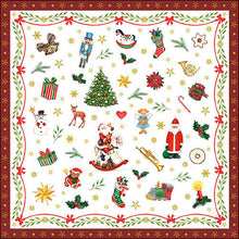 Load image into Gallery viewer, Ambiente Ornaments All Over Red Napkins - Available in 2 Sizes.
