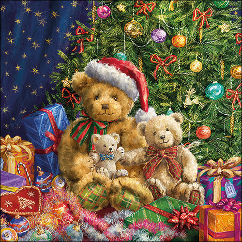 Ambiente X-Mas Bears Napkins - Large.