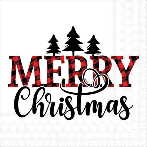 Ambiente Scottish Christmas Napkins - Large.