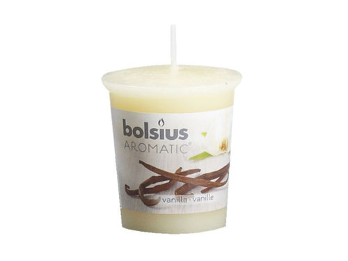Bolsius True Scents Votive Candle, 53/45mm - Vanilla.