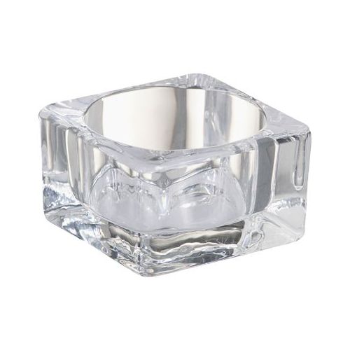 Bolsius Square Glass Holder for Maxilight Candles - 42/75mm