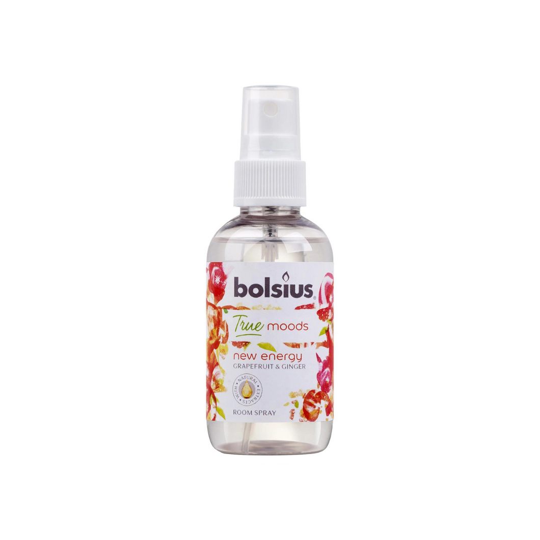 Bolsius True Moods New Energy Room Spray, Grapefruit & Ginger - 75ml