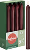 Bolsius Essentials Box of 8 Dinner Candles 170/20mm - Dark Red