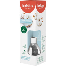 Load image into Gallery viewer, Bolsius True Scents Fragrance Diffuser Sticks, 60ml - Fresh Cotton, package.
