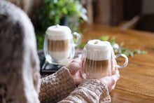 Load image into Gallery viewer, Vialli Design Set of 2 Double-Walled Coffee Cups Tulip - 250ml
