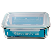 Load image into Gallery viewer, Glass Lock Airtight Rectangular Glass Food Container - 2000ml, top view.
