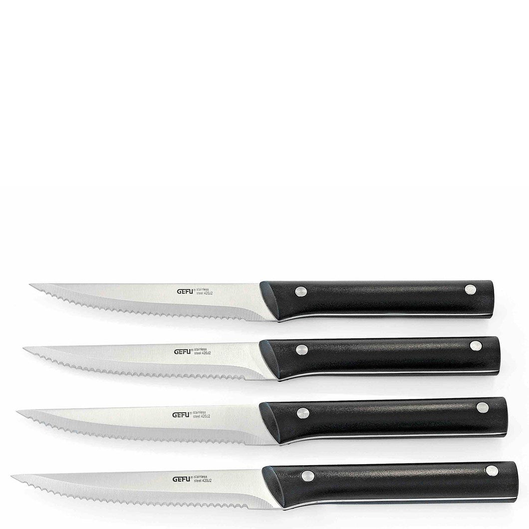 Gefu Japanese Steak Knives - Pack of 4.