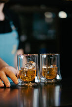 Load image into Gallery viewer, Vialli Design Set of 2 Double-Walled Whiskey Glass Soho - 240ml
