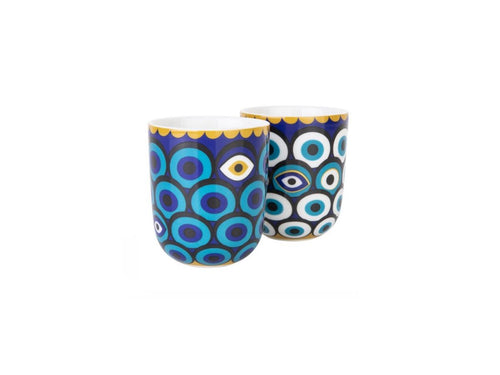 Images D'orient Set of 6 Coffee Cups, 90ml - Zarqa.
