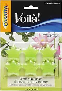 Cosatto White Tea & Lotus Flower Fragrant Gems for Wardrobe - Pack of 6