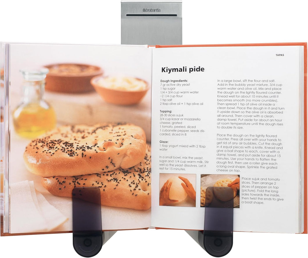 Brabantia Cookbook / Scale / Chopping Board Holder - Matt Steel