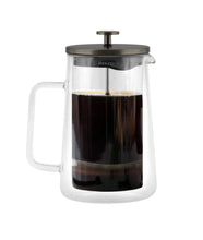 Load image into Gallery viewer, Vialli Design Tea Pot with French Press Diva - 1000ml, Matt Graphite
