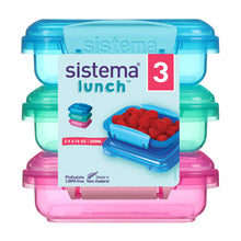 Load image into Gallery viewer, Sistema Lunch Containers - 200ml, Pack of 3
