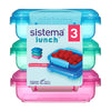 Sistema Lunch Containers - 200ml, Pack of 3