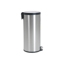 Load image into Gallery viewer, EKO Artistic Stainless Steel Round Step Waste Bin with Soft Close Lid - 30 Liters

