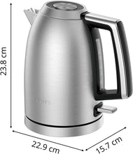 Load image into Gallery viewer, Krups Electric Kettle, Stainless Steel - 1.7 Liters
