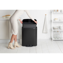 Load image into Gallery viewer, Brabantia Bo Pedal Bin - 60 Liters, Matt Black
