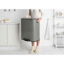 Load image into Gallery viewer, Brabantia Bo Pedal Bin - 60 Liters, Mineral Concrete Grey
