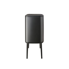 Load image into Gallery viewer, Brabantia Bo Touch Bin, 36 Liters - Confident Grey, side view.
