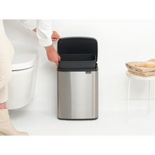 Load image into Gallery viewer, Brabantia Bo Waste Bin, 12L - Matt Steel Fingerprint Proof
