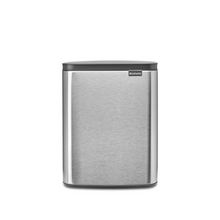 Load image into Gallery viewer, Brabantia Bo Waste Bin, 12L - Matt Steel Fingerprint Proof
