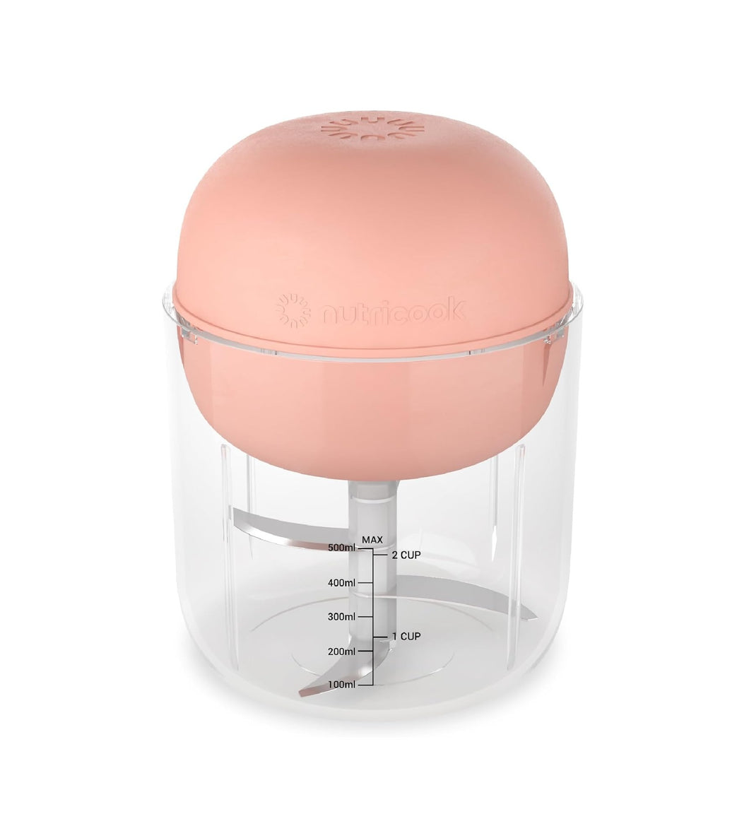 Nutricook Cordless Choppi Food Chopper, 500ml - Canyon Sunset