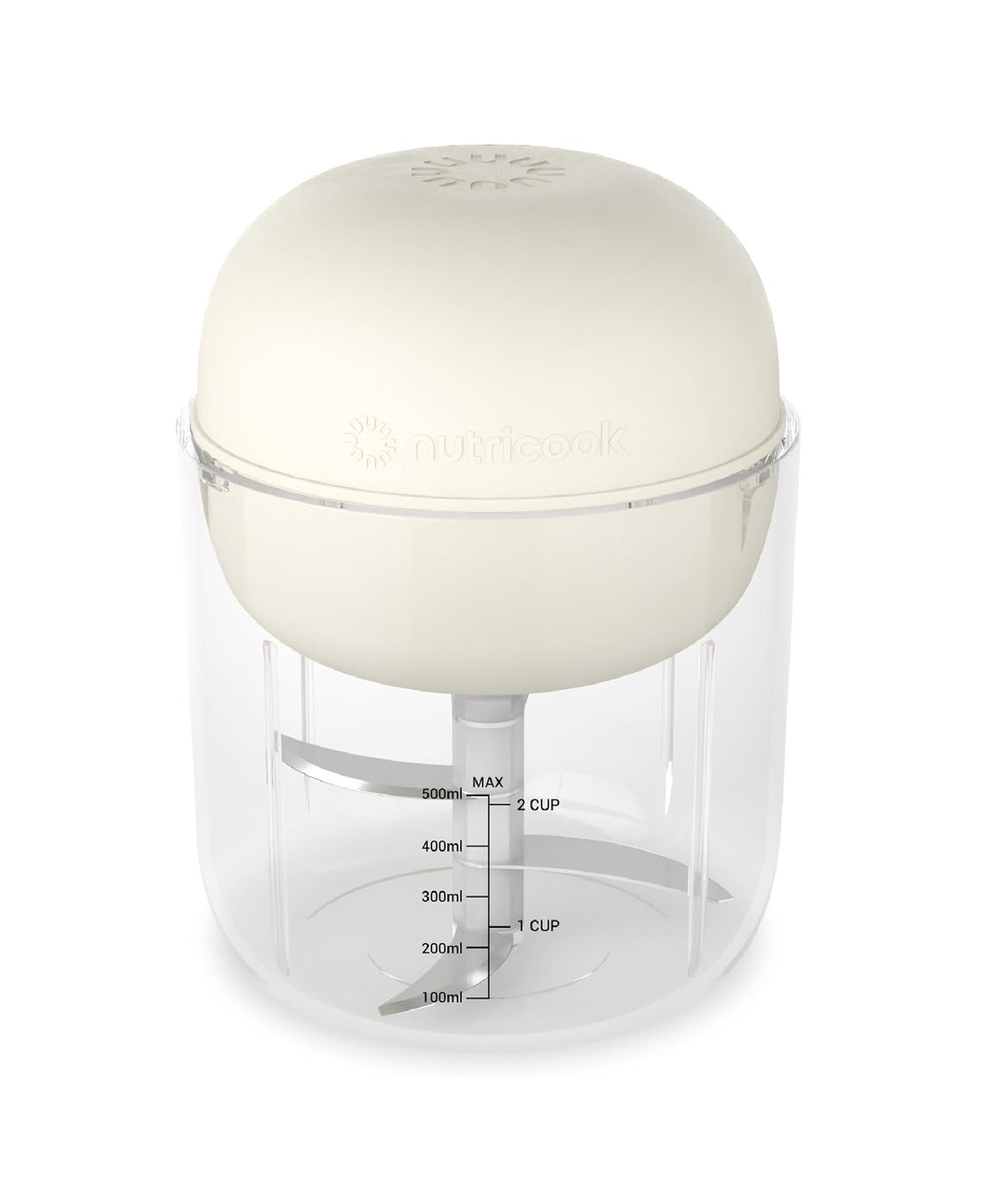 Nutricook Cordless Choppi Food Chopper, 500ml - Dessert Sand