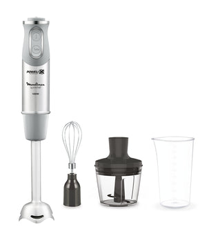 Moulinex QuickChef Lite Hand Blender with 20 Speeds, with Chopper & Beaker - 1000W