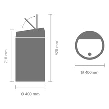 Load image into Gallery viewer, Brabantia Touch Bin, 60 liters - Brilliant Steel
