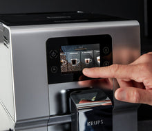 Load image into Gallery viewer, Krups Intuition Automatic Coffee + Espresso Machine with Milk Pot - Chrome
