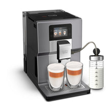 Load image into Gallery viewer, Krups Intuition Automatic Coffee + Espresso Machine with Milk Pot - Chrome

