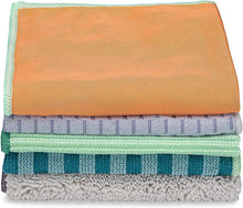 Load image into Gallery viewer, Full Circle Renew Functional Recycled Microfiber Cloths - Set of 5, Multicolor
