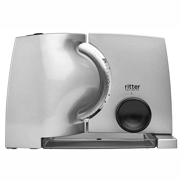 Ritter Fino Home Food Slicer with Electronic Switch, Slim - Chrome
