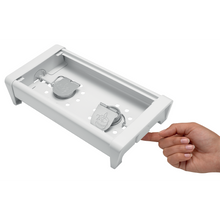 Load image into Gallery viewer, Brabantia Food Warmer - 2 Burners, White, inside.
