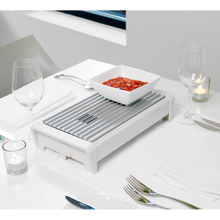 Load image into Gallery viewer, Lifestyle image of Brabantia Food Warmer - 2 Burners, White.
