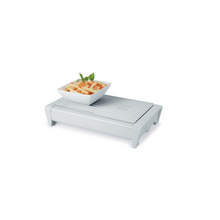 Load image into Gallery viewer, Brabantia Food Warmer - 2 Burners, White, side view, in use.
