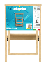 Load image into Gallery viewer, Colombo Ribaltino Wooden Collapsible 3-Step Stool
