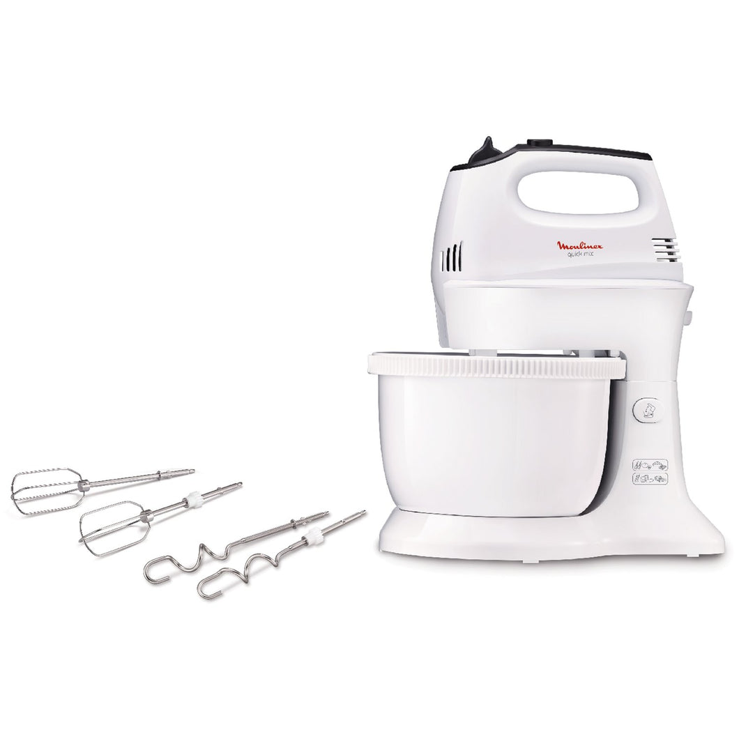 Moulinex Quick Mixer with Stand & Bowl - 3.5 Liters, 300W