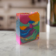 Load image into Gallery viewer, Sopo Handmade Rainbow Soap, Cold Process for Face &amp; Body - 1 piece
