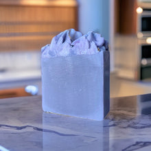 Load image into Gallery viewer, Sopo Handmade Lavender Soap, Cold Process for Face &amp; Body - 1 piece
