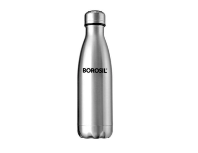 Borosil Vaccum Stainless Steel Bolt Bottle- 750ml