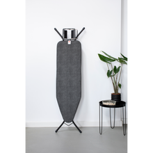 Load image into Gallery viewer, Brabantia Ironing Board B - 124 x 38cm, Steam Iron Rest, Denim Black
