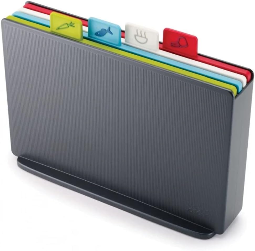Joseph Joseph Index Advance Chopping Board Set of 5, Plastic - Graphite