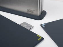 Load image into Gallery viewer, Joseph Joseph Index100 Chopping Board Set of 5, Stainless Steel &amp; Plastic
