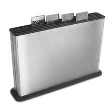 Load image into Gallery viewer, Joseph Joseph Index100 Chopping Board Set of 5, Stainless Steel &amp; Plastic
