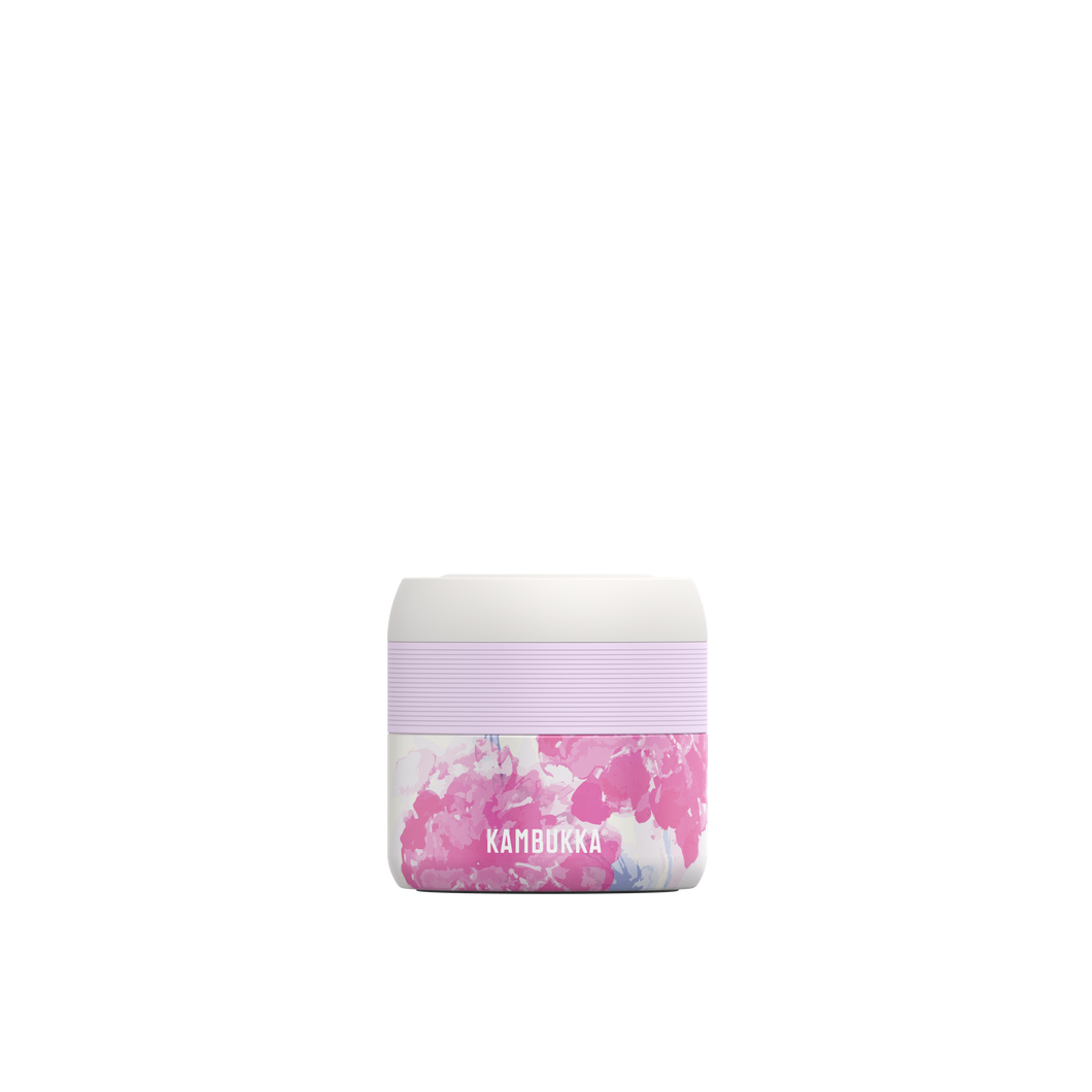 Kambukka Thermal Food Jar - 400ml, Pink Blossom
