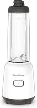 Load image into Gallery viewer, Moulinex Mix &amp; Move Mini Blender Mixer, 2 To-Go Bottles in Premium Tritan, Space-Saving Compact Design, Easy-Cleaning Removable Blades - 300 W
