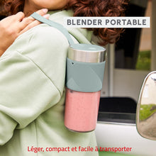 Load image into Gallery viewer, Moulinex LightMix Cordless Personal Blender, Blue - 300ml
