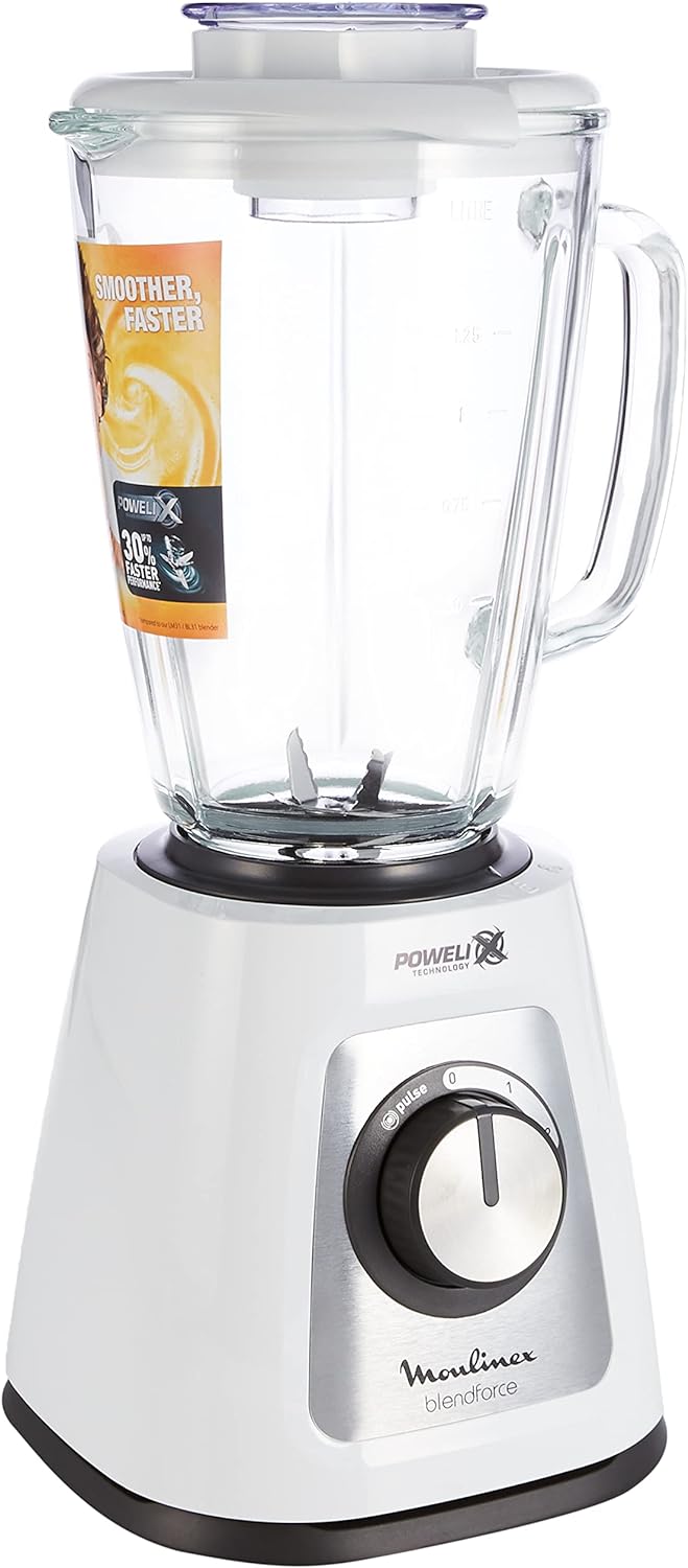 Moulinex Blendforce Glass Blender - 1.75 Liters, 700W